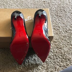 Christian Louboutin Bareta Spike Heels